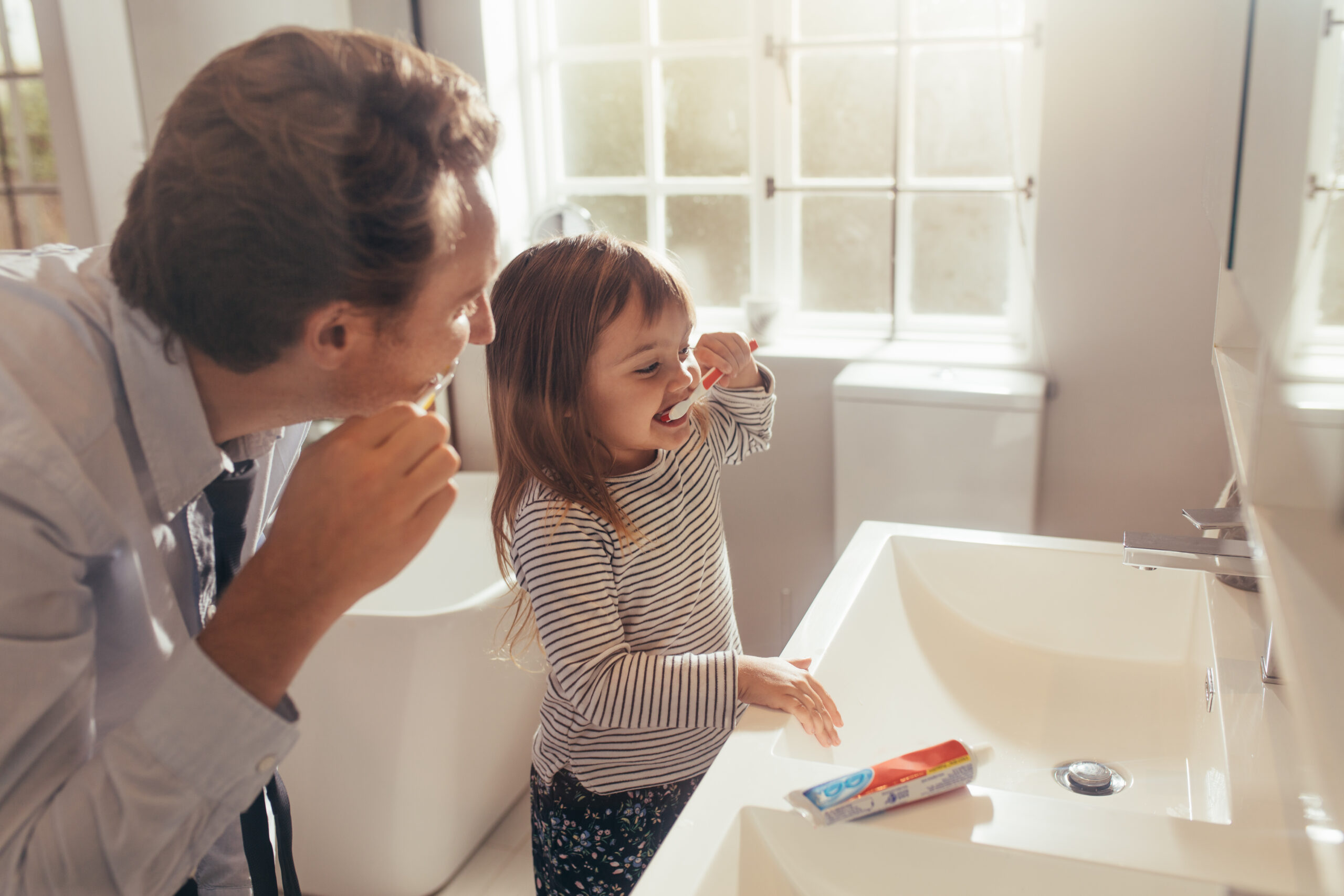 Clean filtered water in a modern home